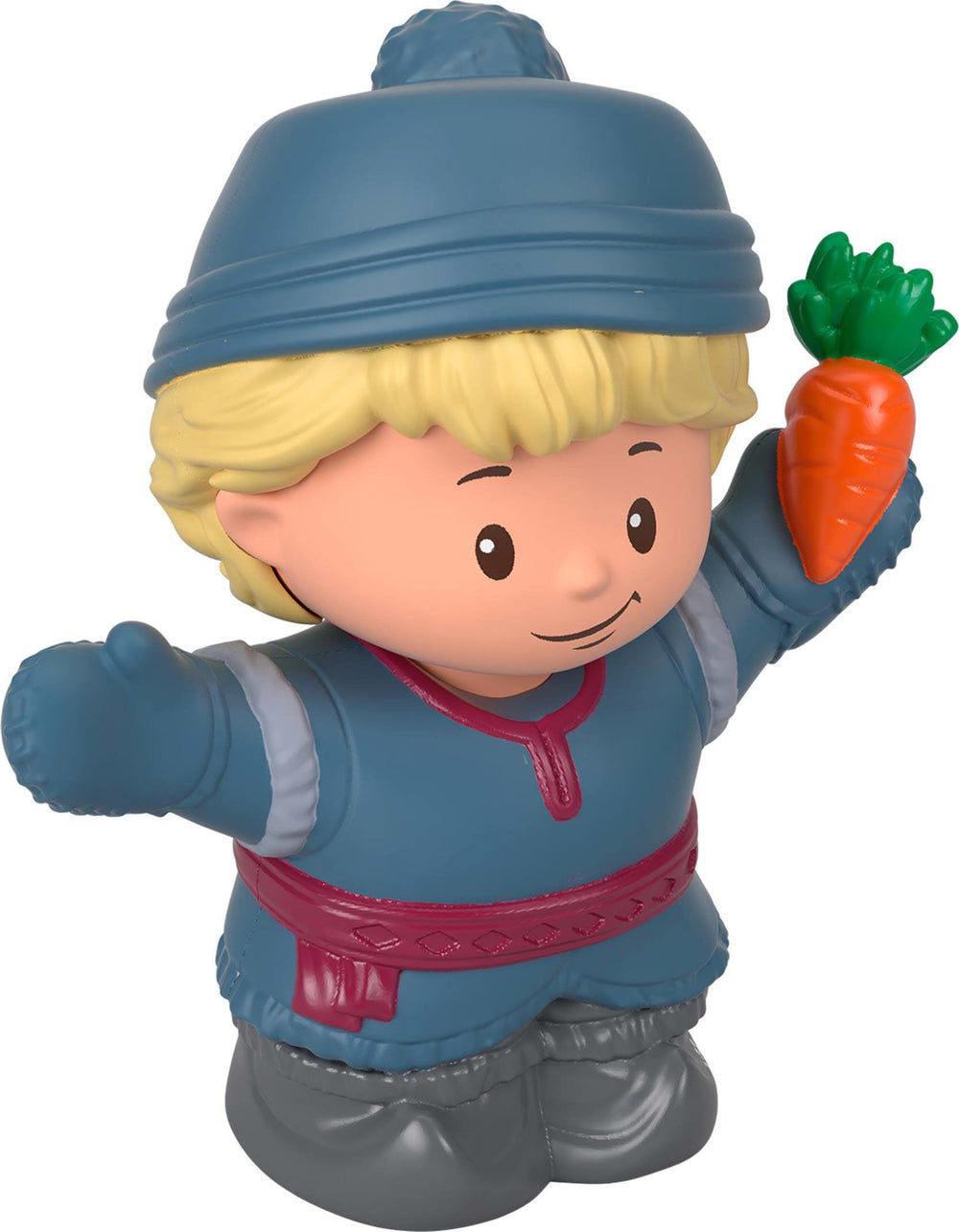 Fisher-Price Kristoff figure close up for toddler friendly grip and exploration