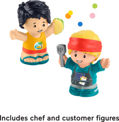 Fisher-Price food truck kitchen feature boosts pretend cooking play