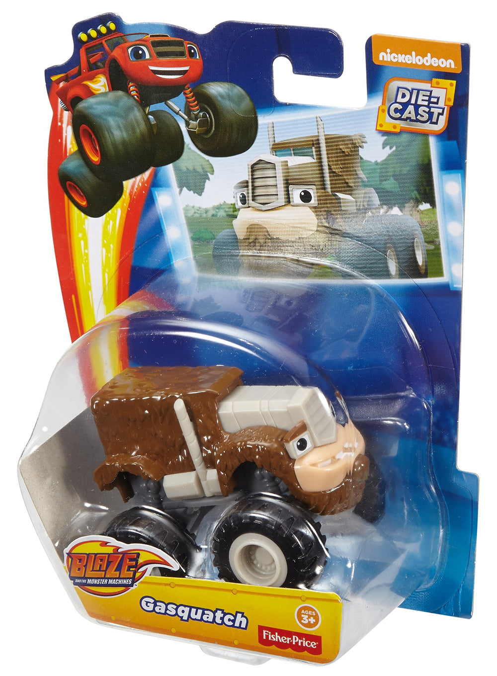 Gasquatch action scene captures dynamic pretend racing and stunts.