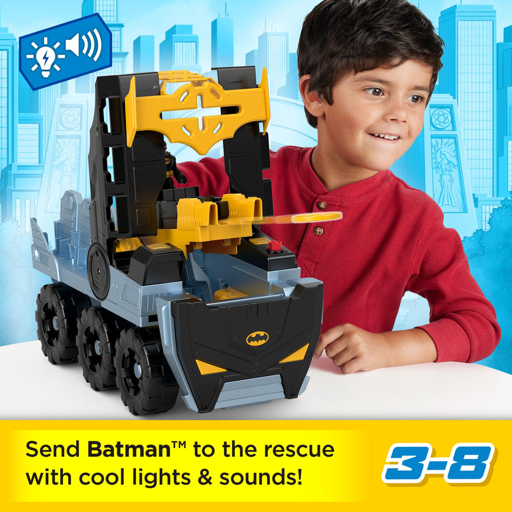 Fisher-Price Imaginext Batman Bat-Tank with battle mode lights and sounds