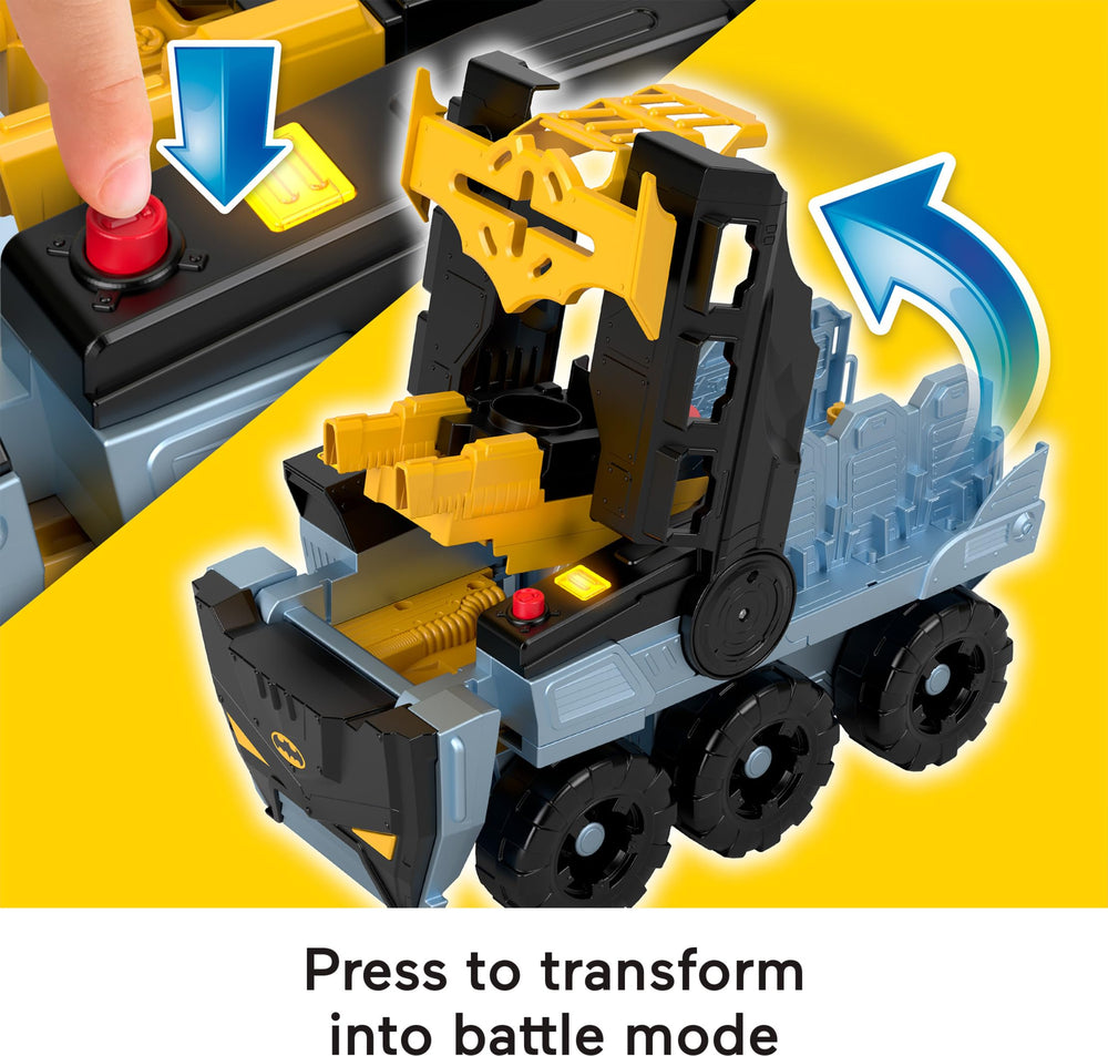 Fisher-Price Imaginext Batman hidden launcher ready for action play