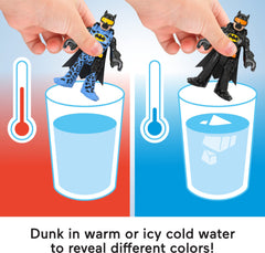 Fisher-Price Imaginext color changers cannister supports dunking, storage, and display.