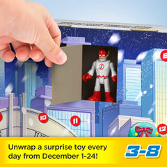 Fisher-Price Imaginext DC Advent Calendar poseable figure ready for action storytelling