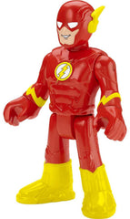 Fisher-Price Imaginext The Flash XL stands 10 inches tall for easy grasp by small hands.