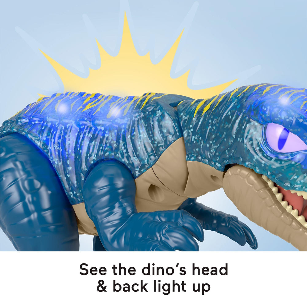 Fisher-Price Imaginext Growl & Glow Baryonyx arms and legs move for dynamic poses