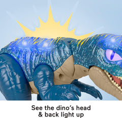 Fisher-Price Imaginext Growl & Glow Baryonyx arms and legs move for dynamic poses