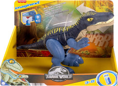 Fisher-Price Imaginext Growl & Glow Baryonyx pairs with Jurassic World sets for expanded adventures