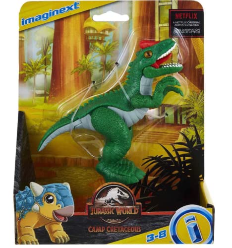 Fisher-Price Imaginext Allosaurus packaging for gifting and display.
