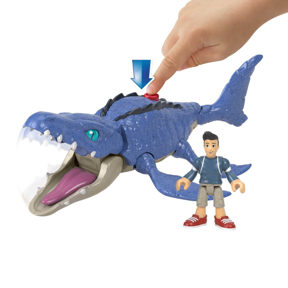 Camp Cretaceous set closeup highlights toy details.