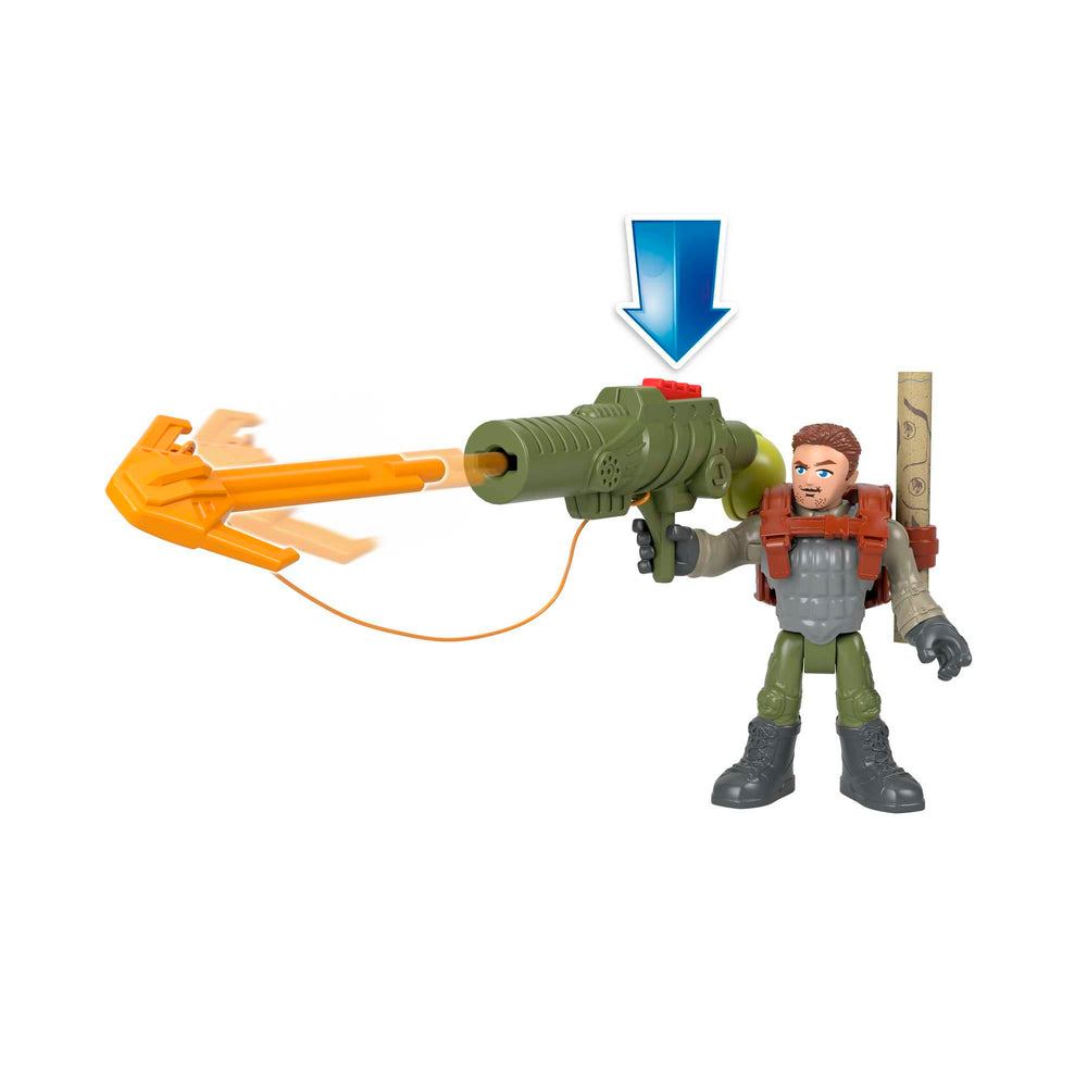 Fisher-Price Imaginext Compy dinosaur for quick habitat explorations