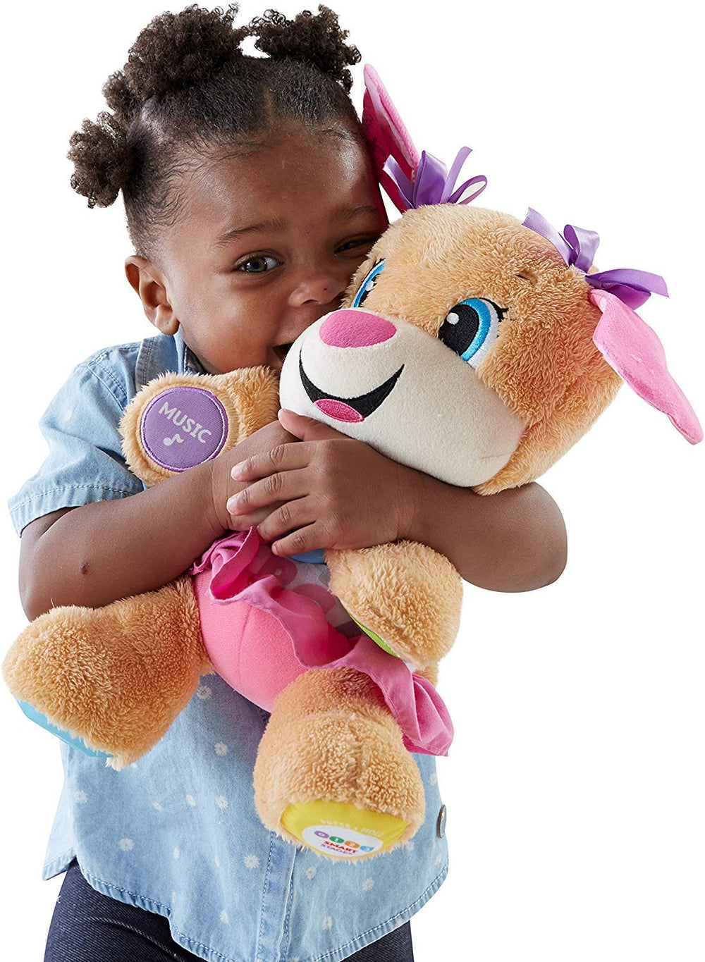 Fisher-Price Laugh and Learn Smart Stages Sis smiling face invites early word recognition and joy