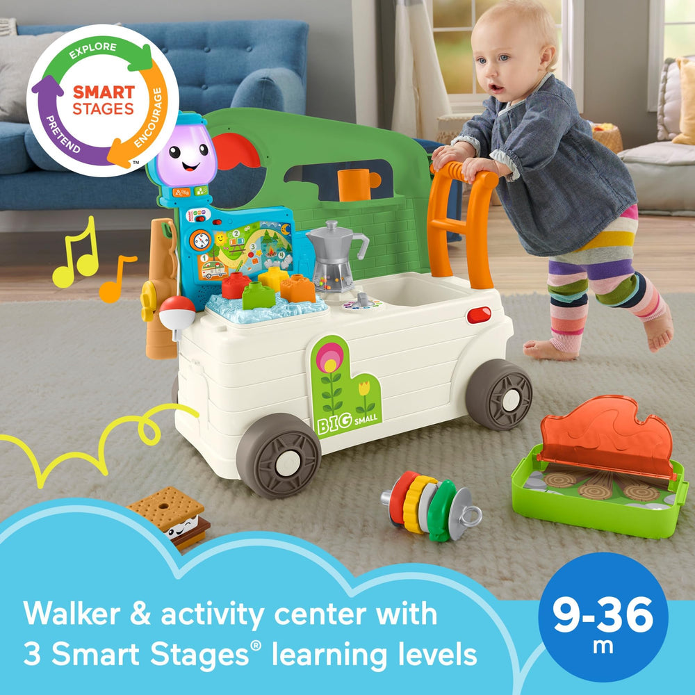 Fisher-Price Laugh and Learn camper walker interactive map