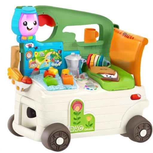 Fisher-Price Laugh and Learn camper walker music and lights engaging baby play