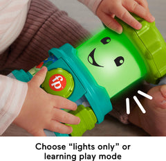 Fisher-Price Laugh and Learn Camping Lantern take-along handle for portable adventures.