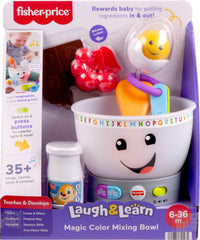Fisher-Price Laugh & Learn Magic Color Mixing Bowl color exploration during play