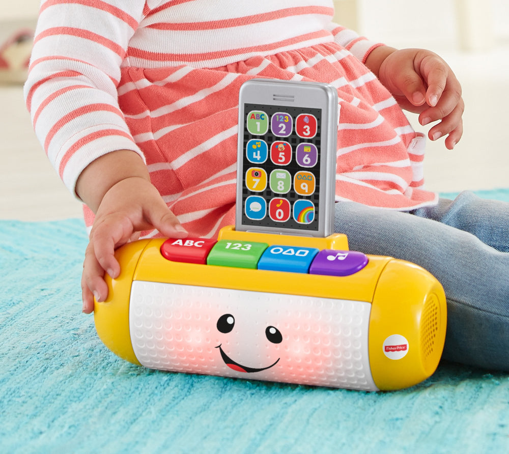 Fisher-Price Laugh & Learn speaker activates baby-friendly learning through touch