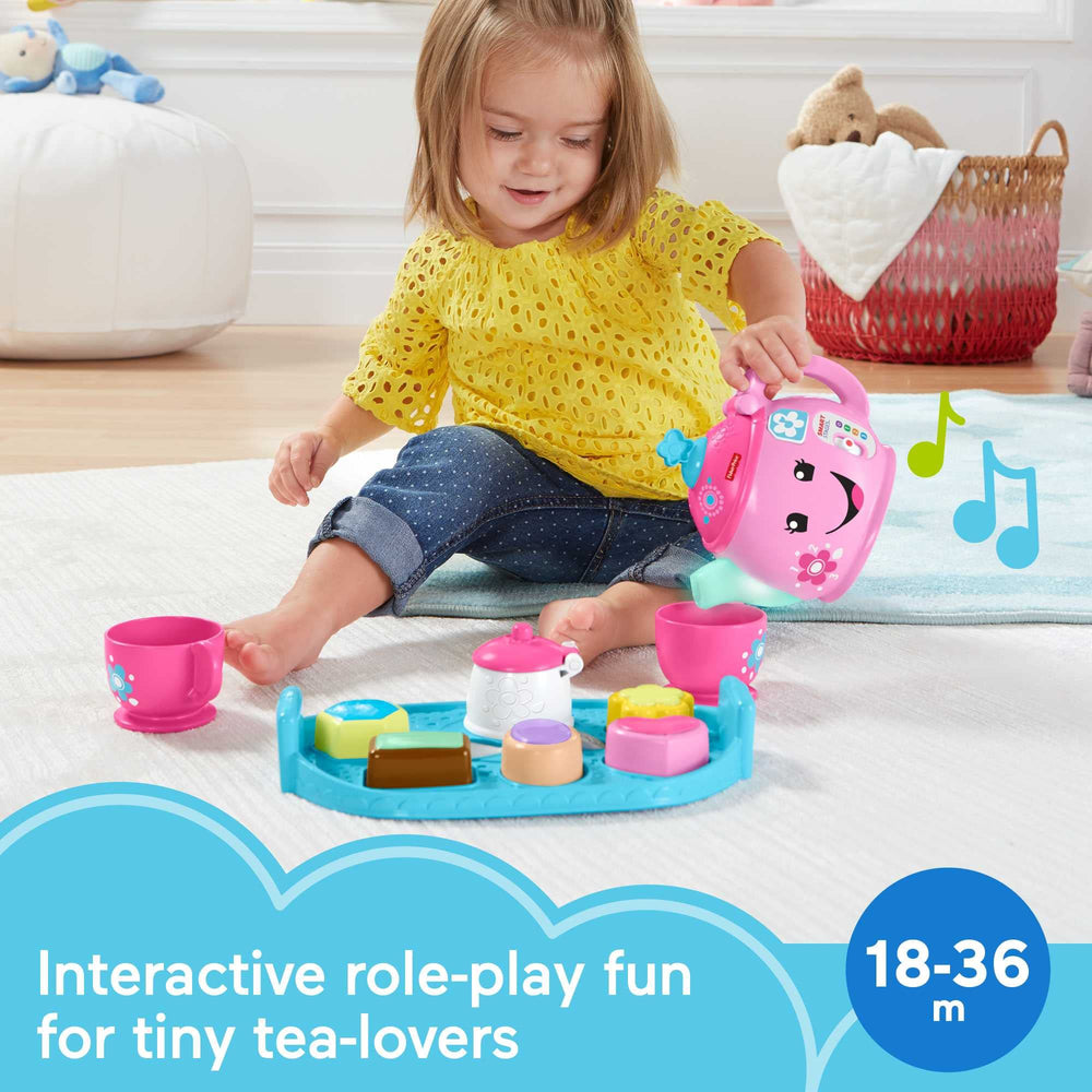 Fisher-Price Laugh & Learn cups and sugar bowl brighten social play for toddlers