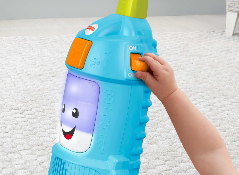 Fisher-Price Laugh and Learn tilt-adjustable handle for comfortable grip