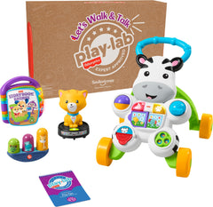 Fisher-Price Lets Walk and Talk Zebra Walker helps support first steps with a sturdy base