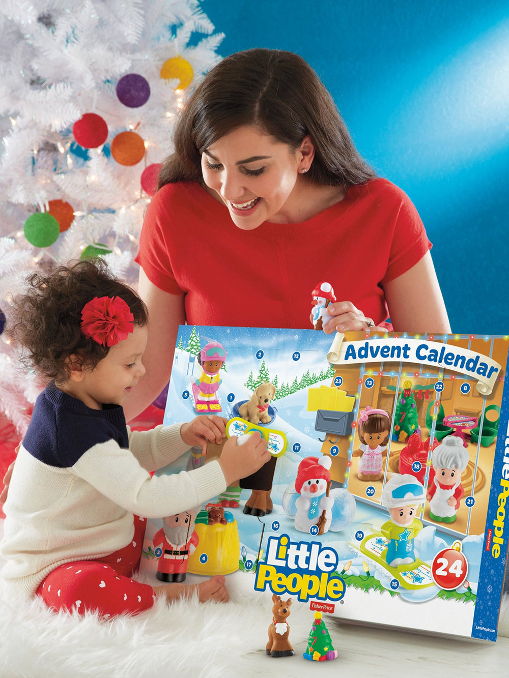 Fisher-Price Little People Advent Calendar holiday figure ready for daily storytelling