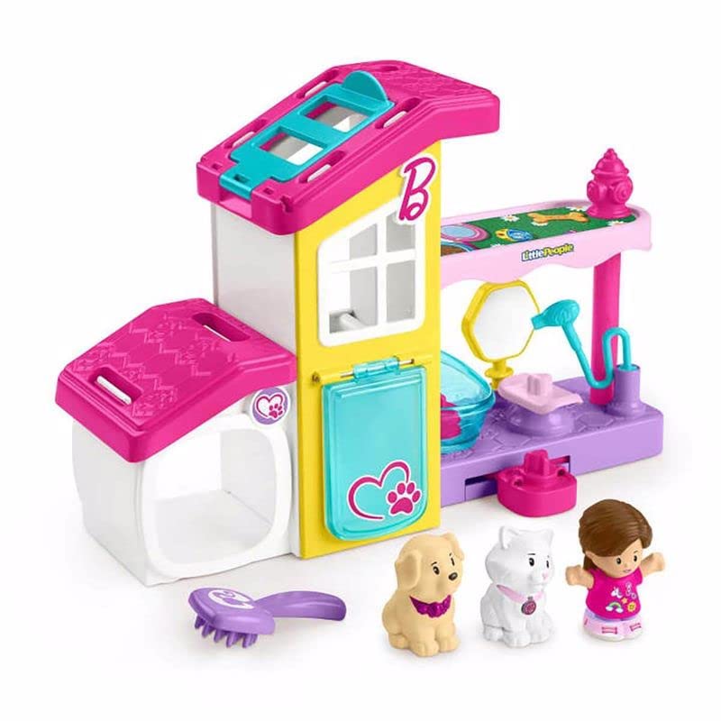 Fisher-Price Little People Barbie Pet Spa cozy cubby offers nap-time rest during play