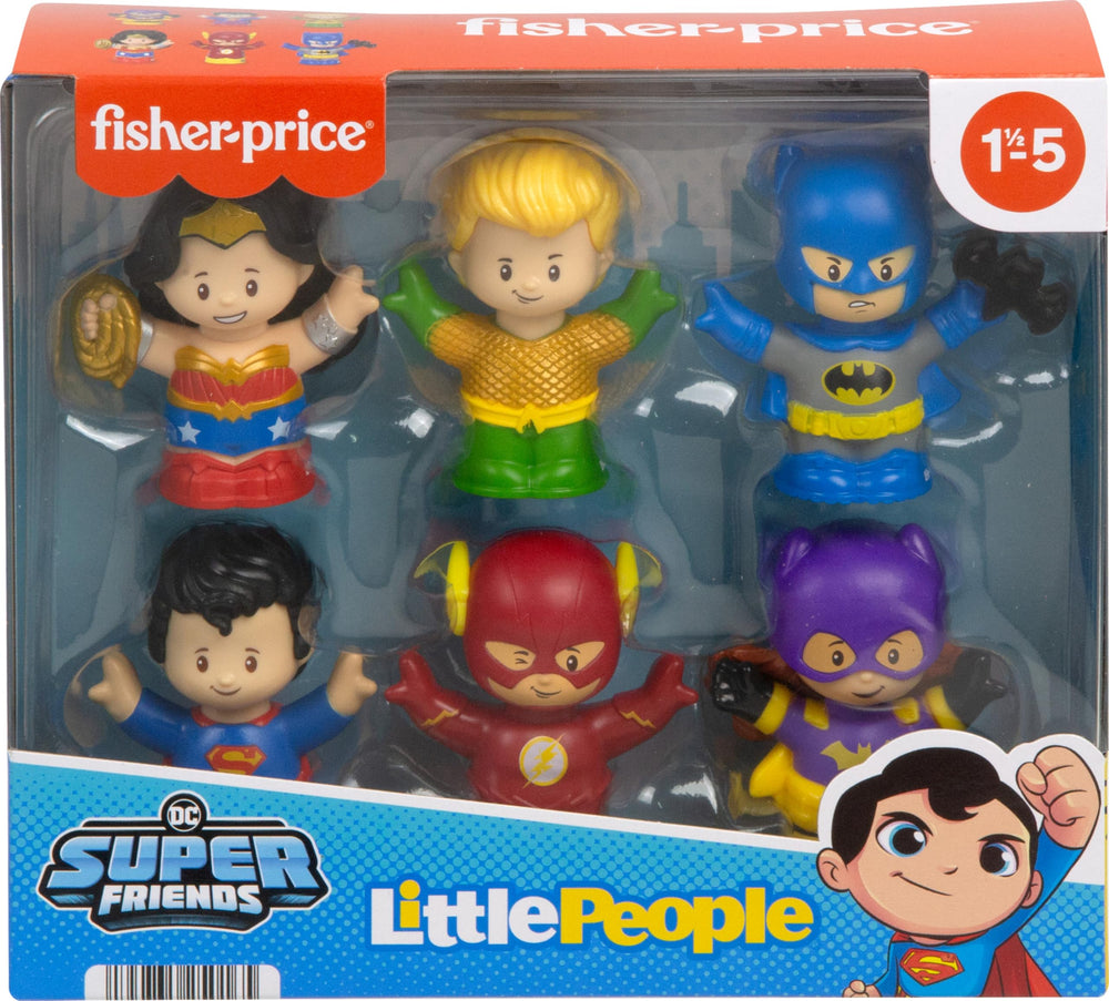 Fisher-Price Little People Batgirl figure enhances hero team pretend play and storytelling.