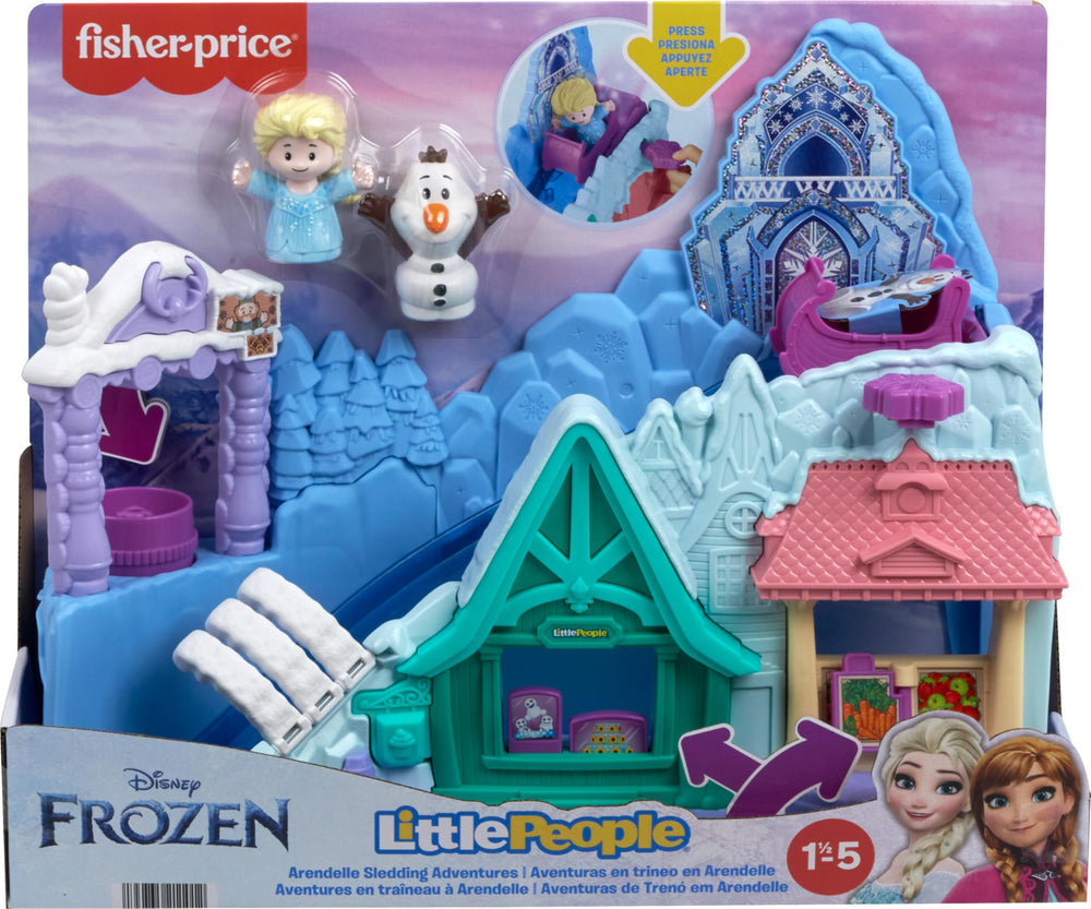 Fisher-Price Little People Arendelle hot tub scene for interactive play