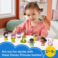 Fisher-Price Little People Belle and Mrs. Potts figures for imaginative storytelling
