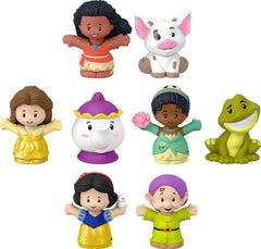 Fisher-Price Little People Moana and Pua figures for toddler pretend play