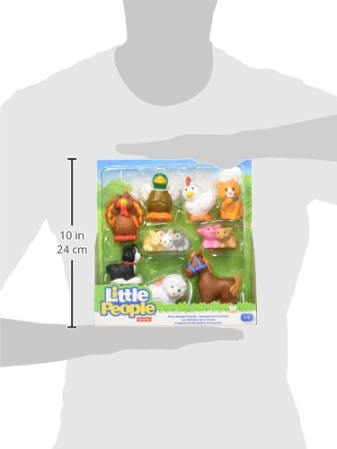 Fisher-Price Little People pig figure for caring animal play.