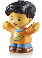 Fisher-Price Little People Koby dexterity practice during grasp and placement.