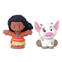 Fisher-Price Little People Moana and Pua figures ready for imaginative play.