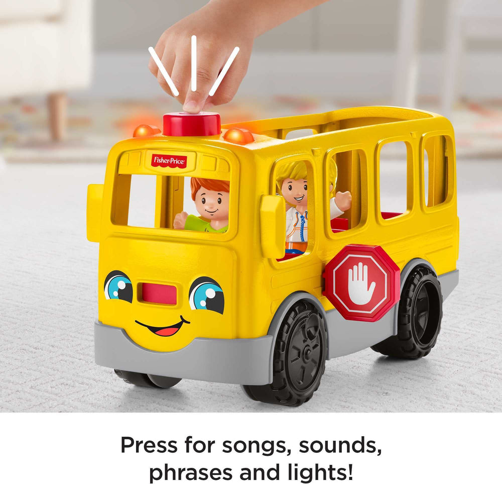 Fisher-Price Little People School Bus doors-open view invites passenger adventures