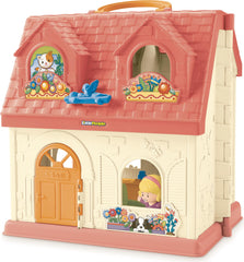 Fisher-Price Little People Surprise & Sounds Home front view sparks imaginative play