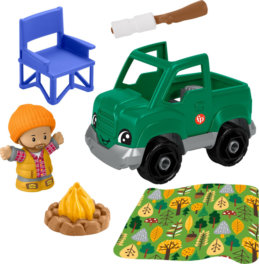 Fisher-Price Little People Time to Camp camper figure fuels imaginative camping play