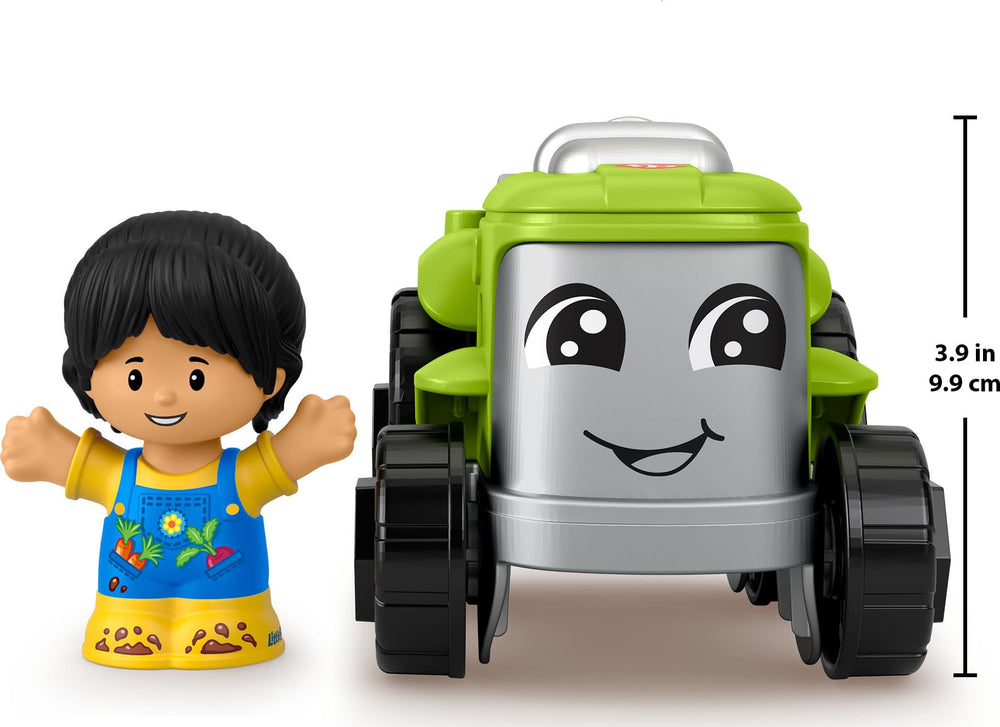 Fisher-Price Little People tractor with figure supports fine motor play