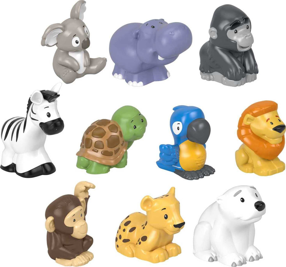 Fisher-Price Little People chimp figure enhances storytelling fun.