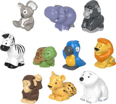 Fisher-Price Little People lion figure sparks safari pretend-play.