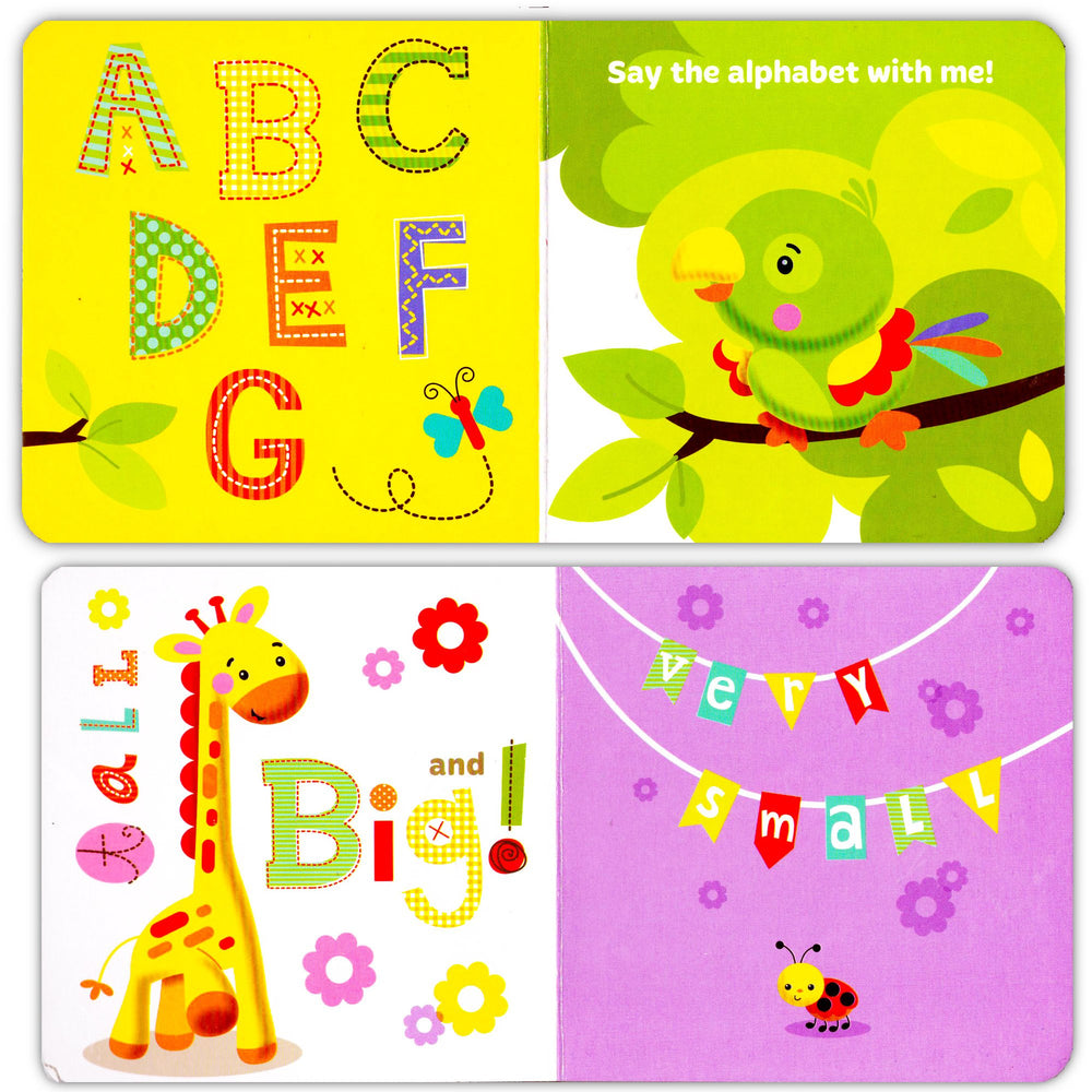 Fisher-Price My First Books alphabet spread supports letter recognition during early reading.