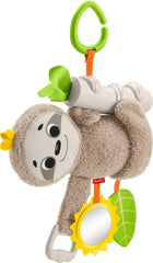 Fisher-Price Slow Much Fun stroller sloth attachment on-the-go discovery for newborns.