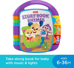Fisher-Price Storybook Rhymes light-up buttons illuminate colors and learning concepts