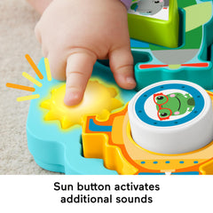 Fisher-Price sun button activates extra sounds for engaging play
