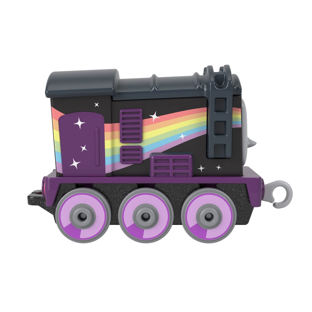 Fisher-Price Thomas Rainbow push-along train inspires imaginative play during busy afternoons.