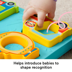 Fisher-Price vehicle puzzle with lights and sounds enriching sensory exploration