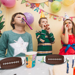 Fitoyplak football birthday setup adds excitement to kids' celebrations.