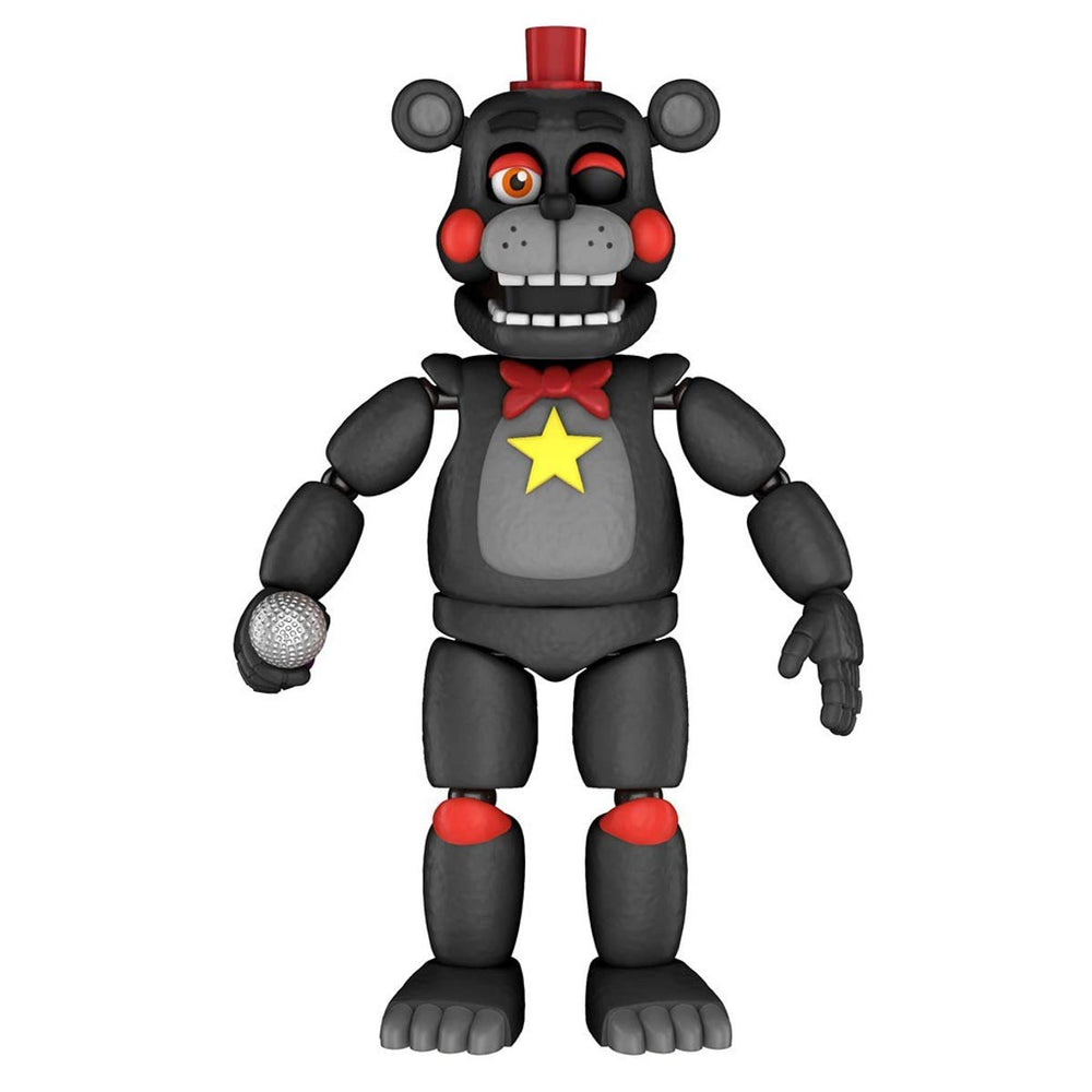 Five Nights at Freddy's Lefty collectible figure standing 5 inches tall for display shelves.