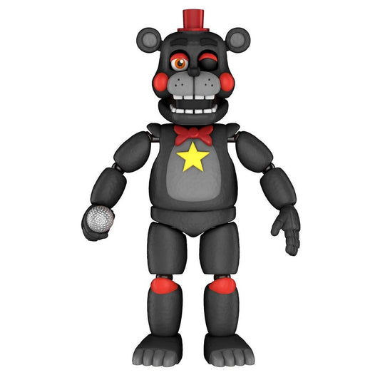 Five Nights at Freddy's Lefty collectible figure standing 5 inches tall for display shelves.