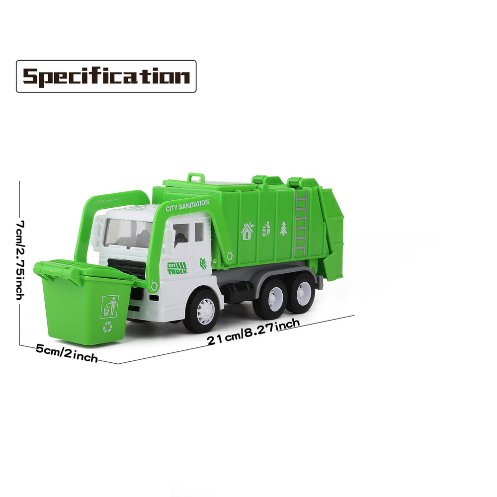 Dumping mechanism in action showing realistic friction power