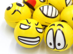 FIVOENDAR 12 pack stress balls with kid-friendly faces