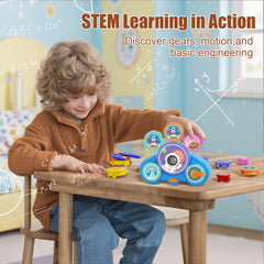 Fivoro STEM gears manual spin supports hands on learning.